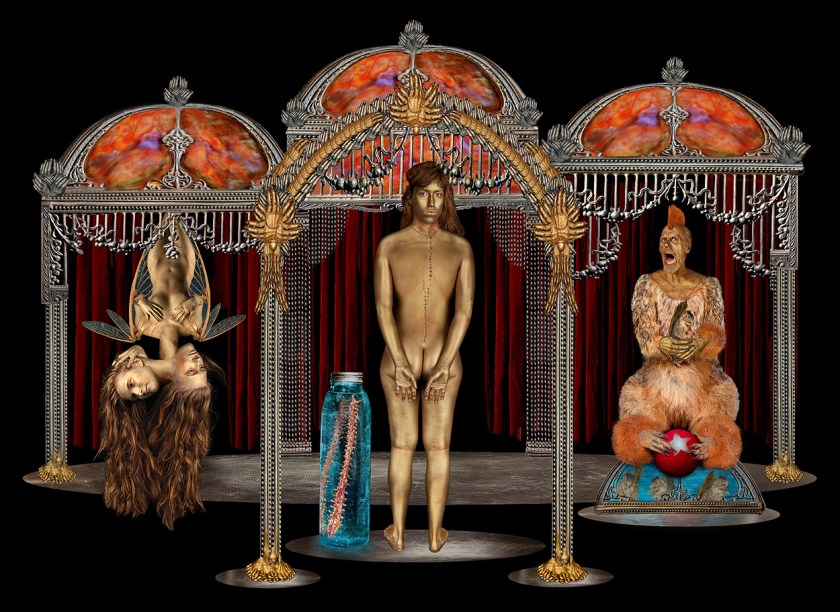 The Temple of Wonders,  60"W x 44" H,  June 2013 digital photomontage, archival inkjet archival inkjet print