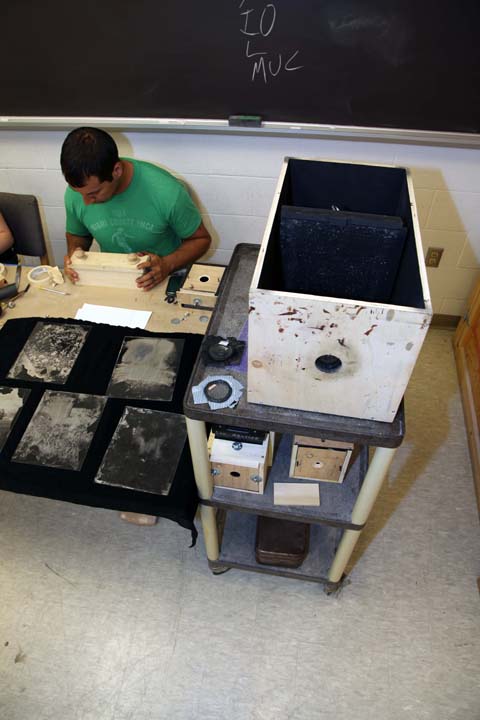 Josh with wet-plate camera